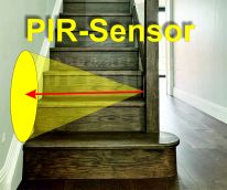 PIR-Sensor on Stairway